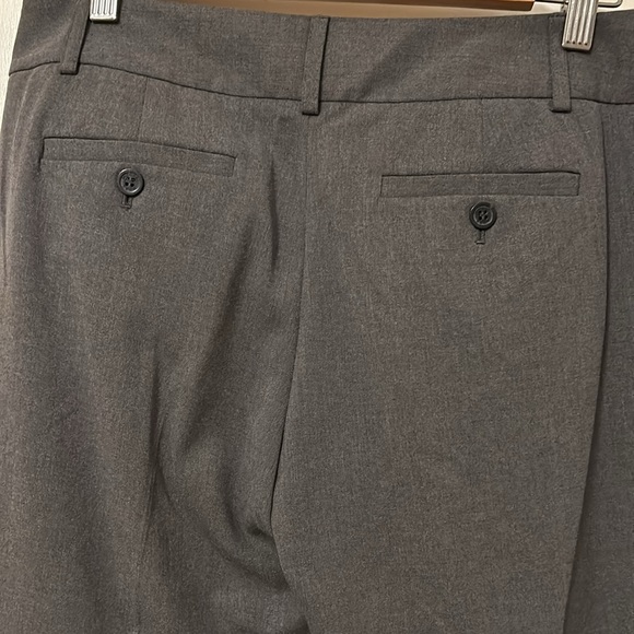 EUC Michael Kors Black Gramercy Fit Trousers size 6 charcoal gray - Picture 3 of 7